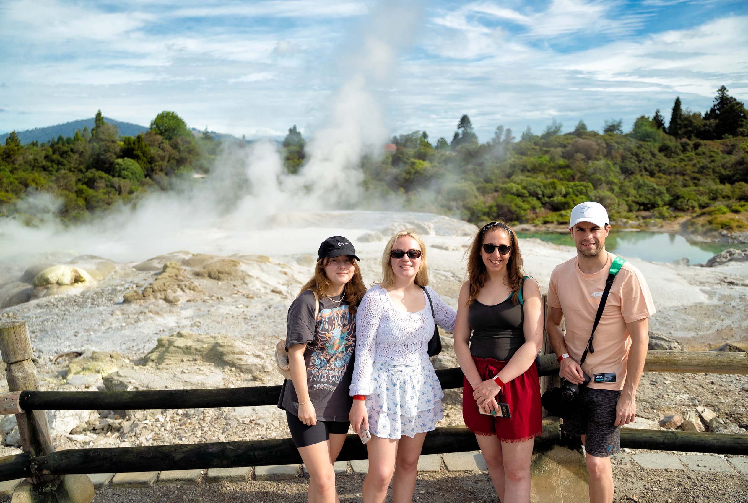 Rotorua Geyser NZ group